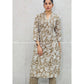 Light Elm Angarakha Kurta Set