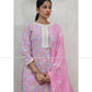 Light Pink Cotton Kurta Set