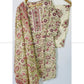 Ivory Maroon Printed Cotton Kurta Sets