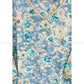 Aqua Blue Printed Kurta Set