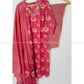 Powder Pink Cotton Kurta Set