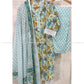 Blue Floral Cotton Kurta Set