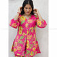 Rani Pink Floral Cotton Coord Set