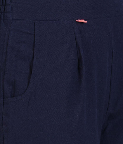 NAVY BLUE COTTON PANTS