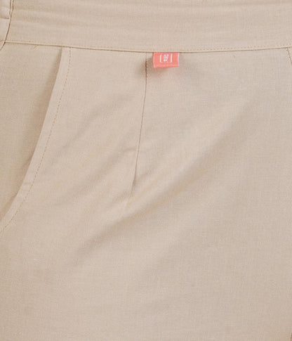 BEIGE COTTON PANTS