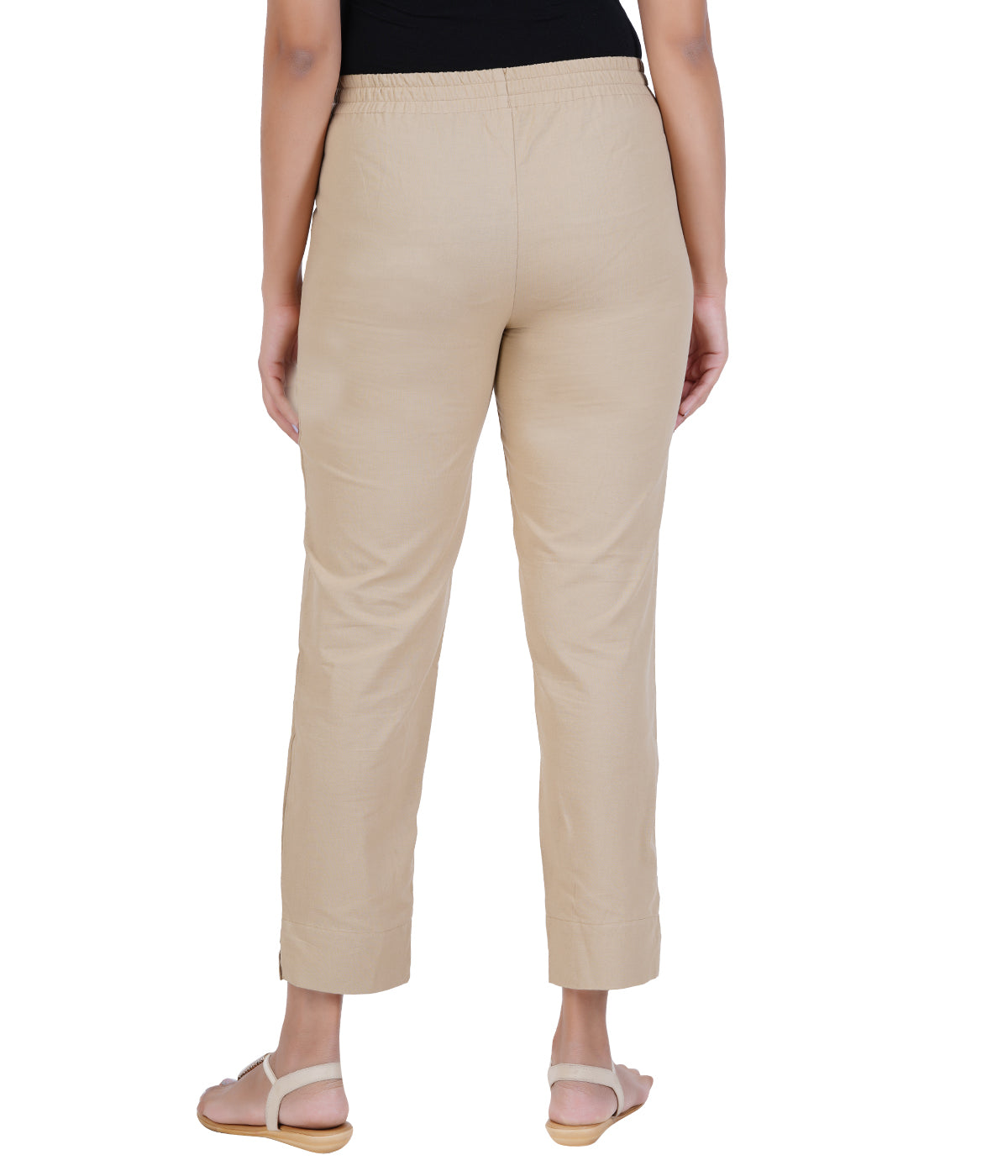 BEIGE COTTON PANTS