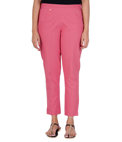 PINK COTTON PANTS